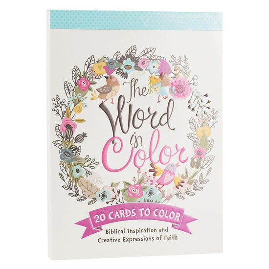 The Word in Color Coloring Postcards - Pura Vida Books