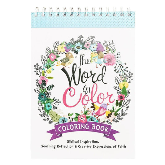 The Word in Color Wirebound Coloring Book - Pura Vida Books