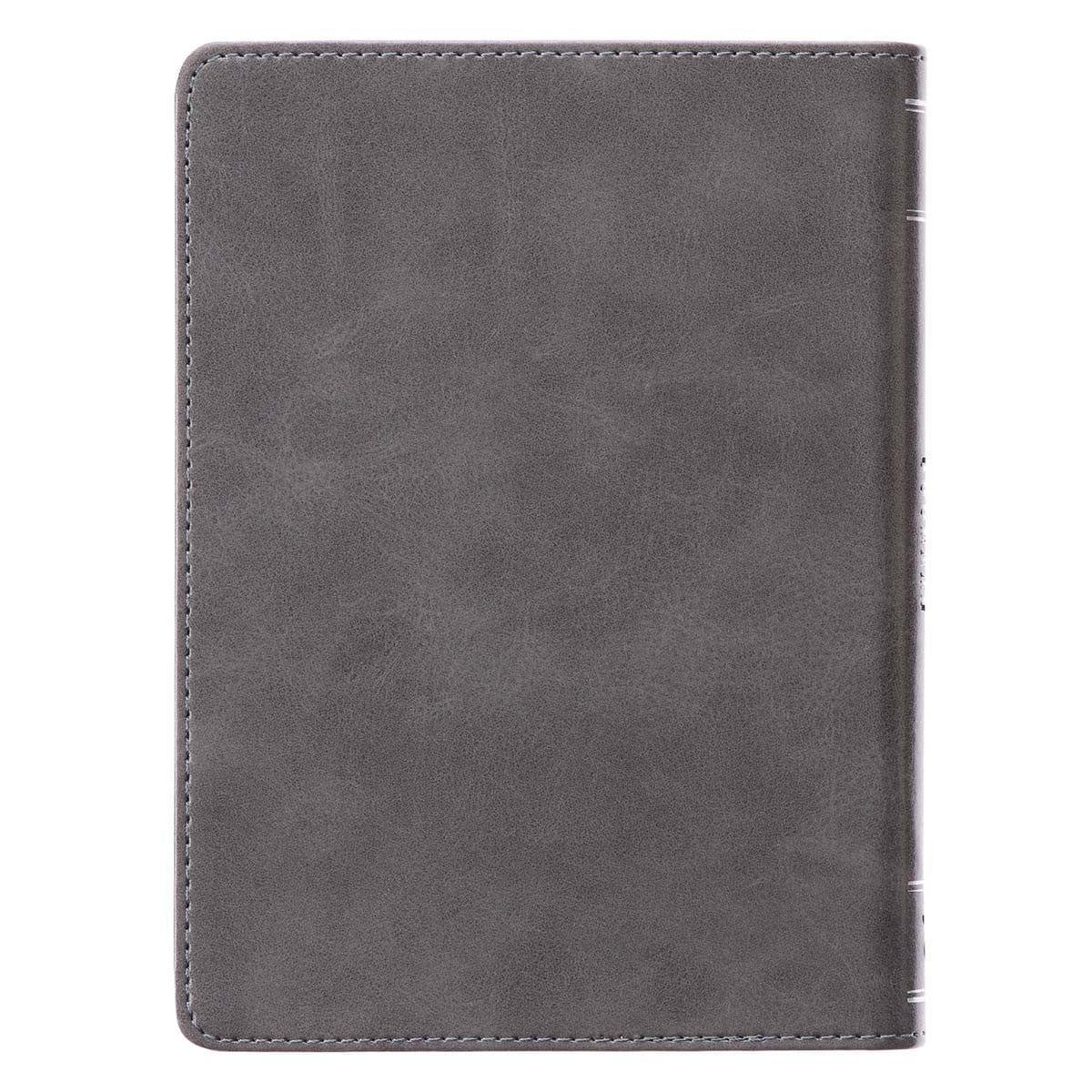 The World's Best Dad Handy-Sized Gray Faux Leather Journal - Pura Vida Books