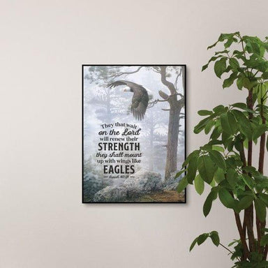 They That Wait On The Lord Shall Renew Their Strength Printed Art - Pura Vida Books
