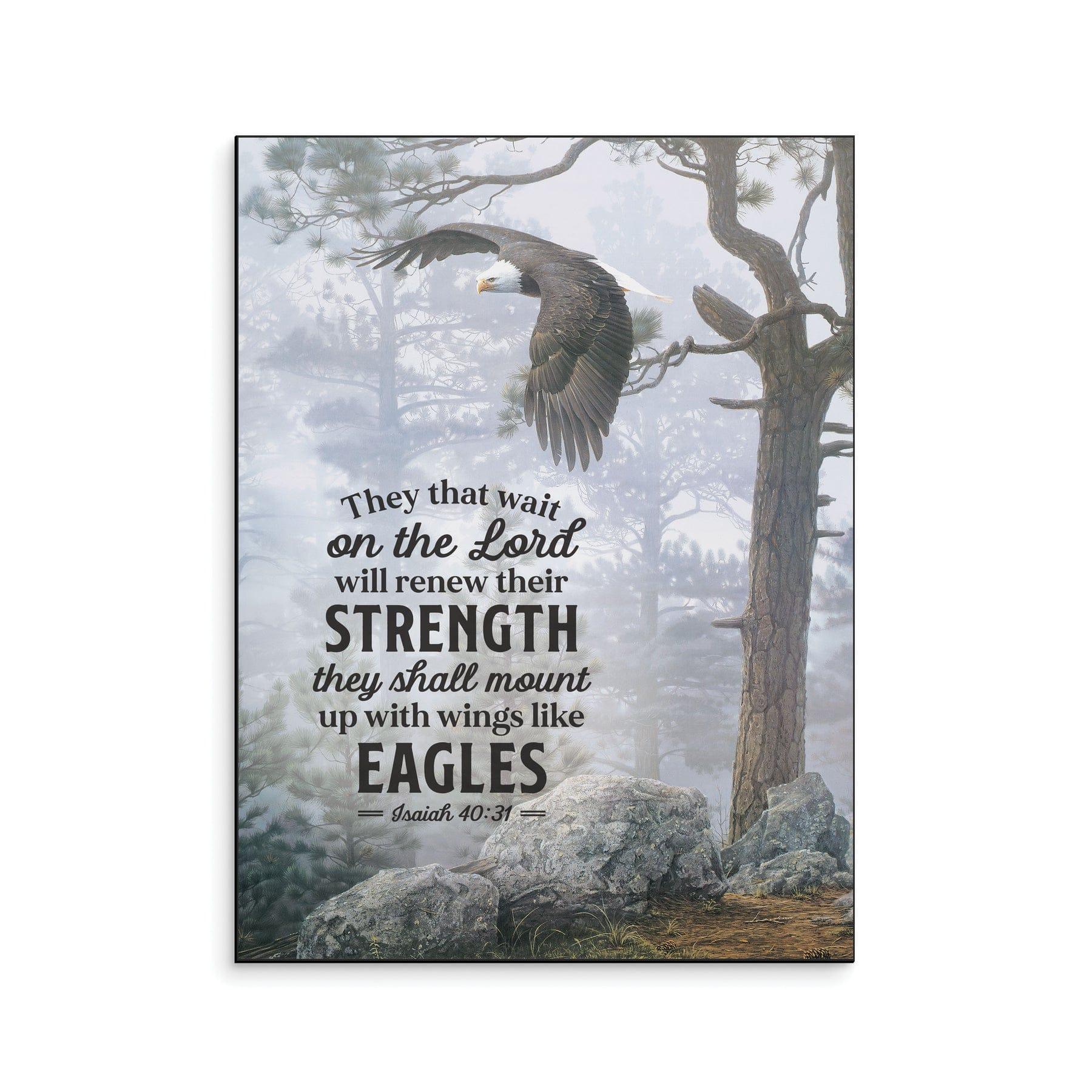 They That Wait On The Lord Shall Renew Their Strength Printed Art - Pura Vida Books