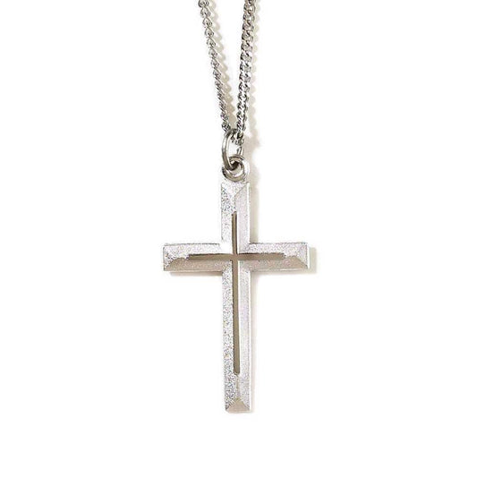 Thin Silver Cross Necklace - Pura Vida Books