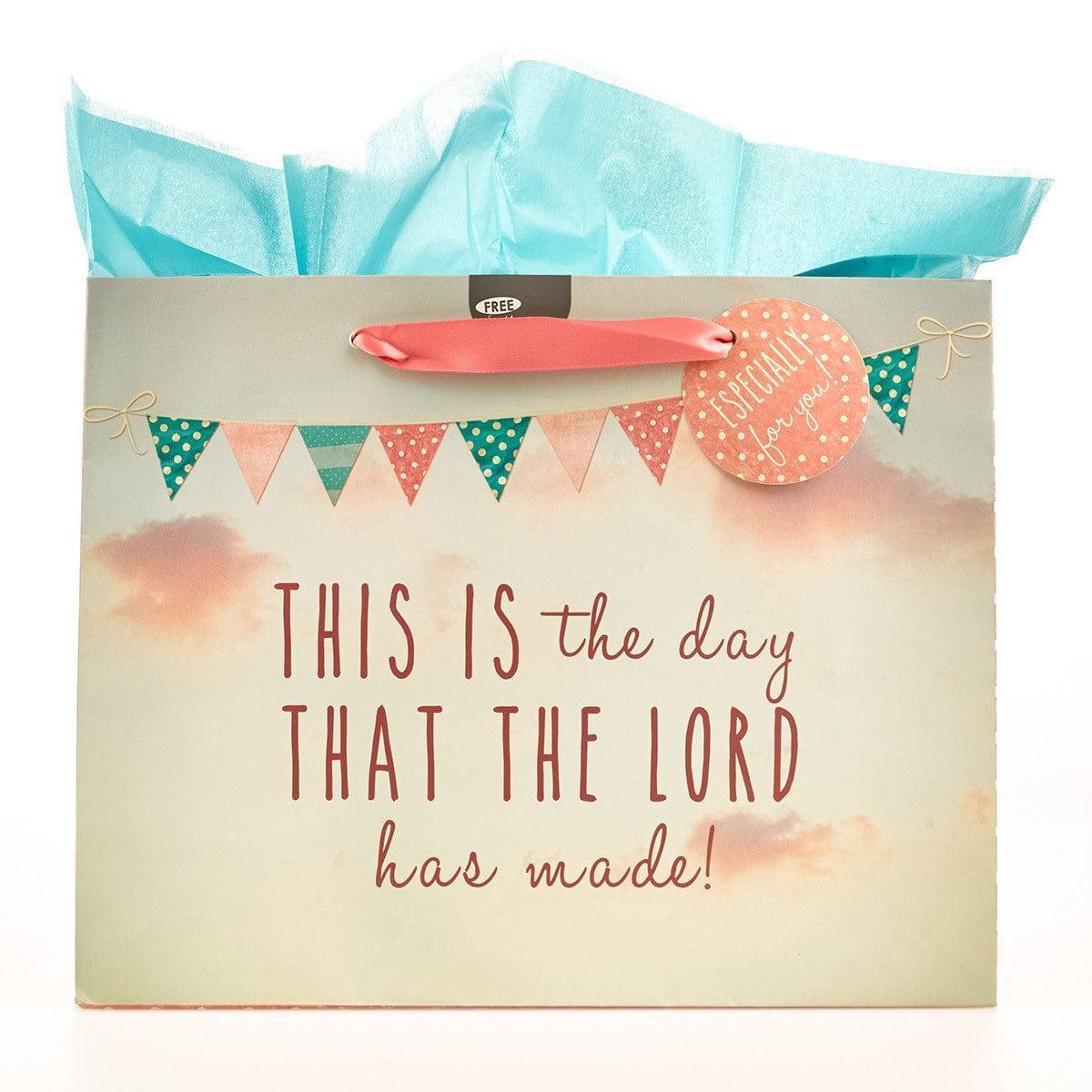 This is the Day - Ps 118:24 Large Gift Bag - Pura Vida Books