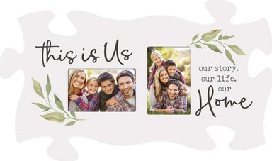 This Is Us Our Story Our Life Our Home Puzzle Piece Photo Frame - Pura Vida Books