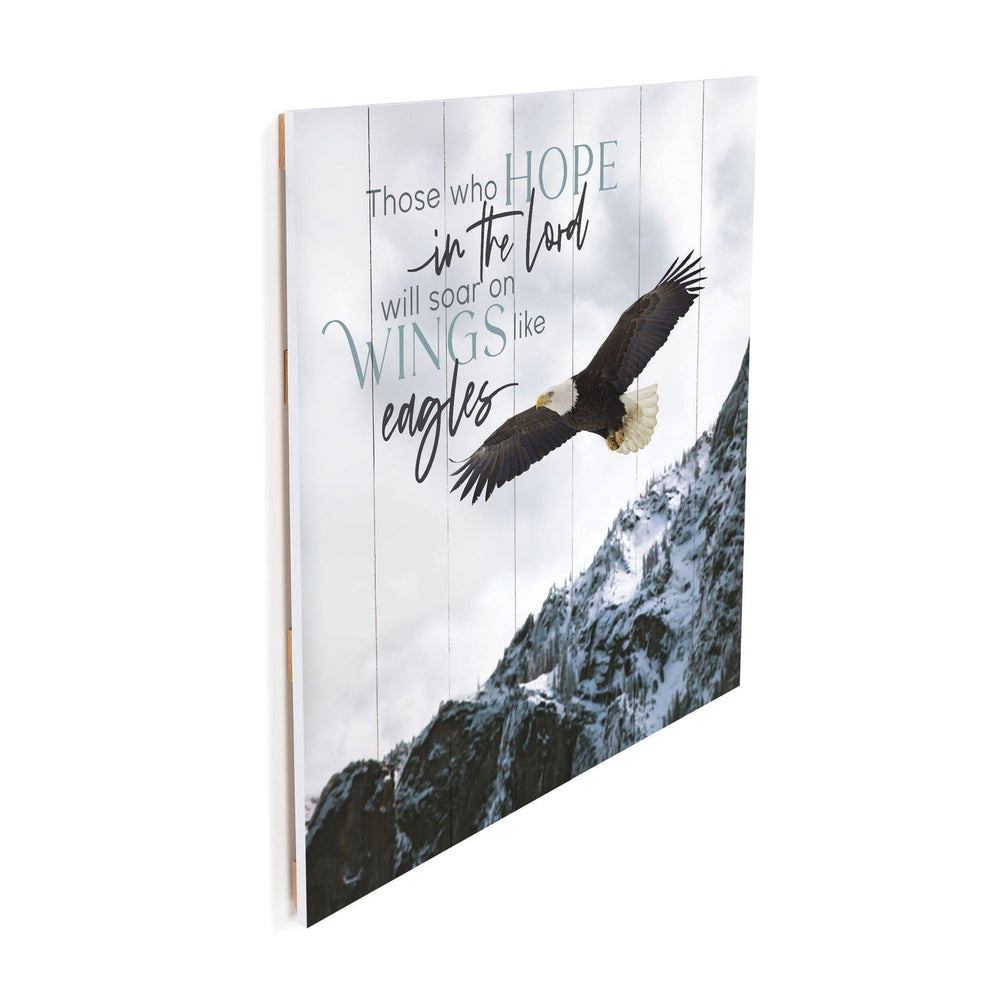 Those Who Hope In The Lord Will Soar On Wings Like Eagles Cuadro de Madera - Pura Vida Books