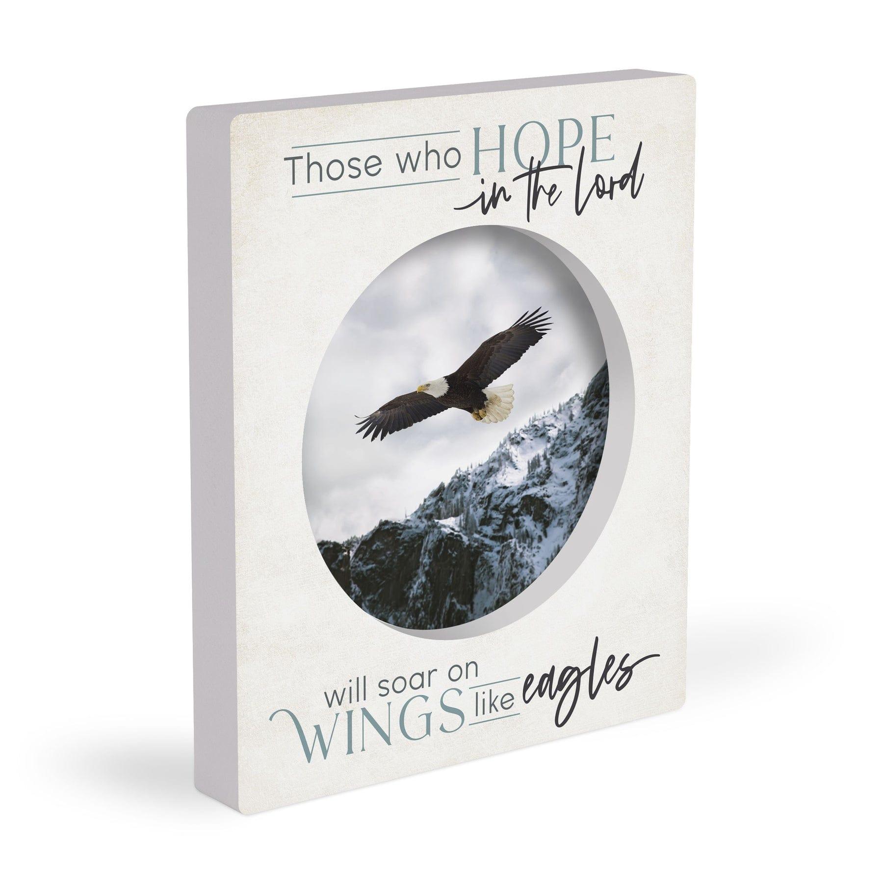 Those Who Hope In The Lord Will Soar On Wings Like Eagles Ornate Décor - Pura Vida Books