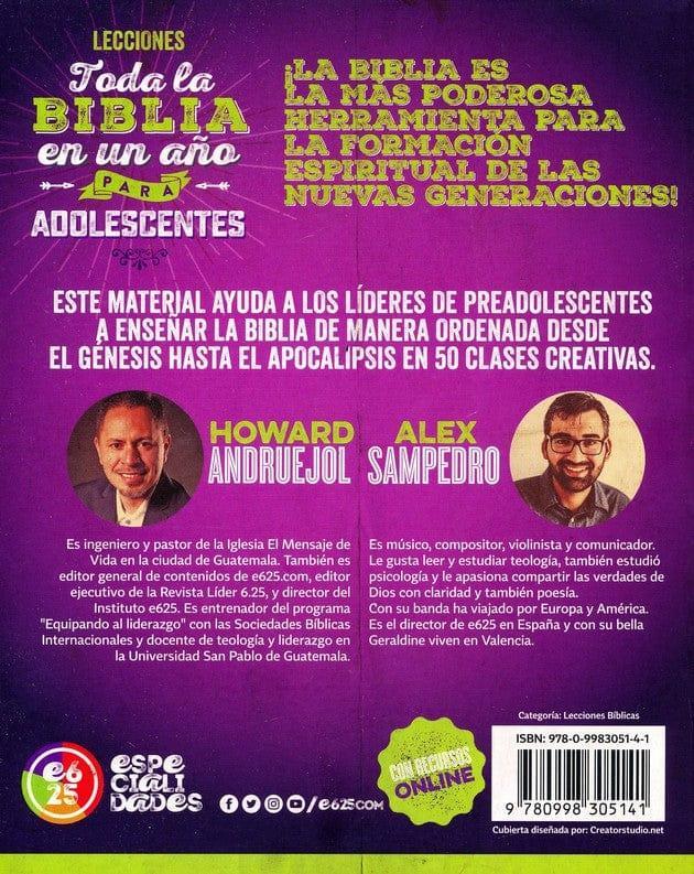 Toda la Biblia en un año para adolescentes - Howard Andruejol - Pura Vida Books