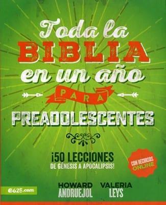 Toda La Biblia En Un Año Para Preadolescentes - Howard Andruejol y Valeria Leys - Pura Vida Books