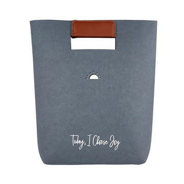 Today, I Choose Joy Felt Tote Bag - Pura Vida Books