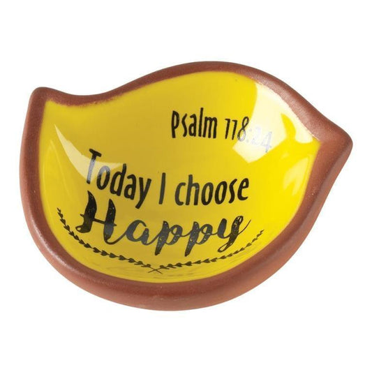 Today I Choose Mini Terra Cotta Tray - Pura Vida Books