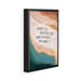 Today Is A Beautiful Day Simply Because God Made It Framed Canvas - Pura Vida Books