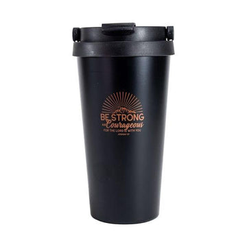 Travel Mug- Be Strong - Pura Vida Books