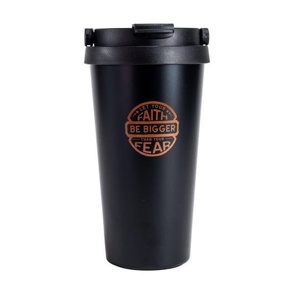 Travel Mug- Faith Bigger Than Fear - Pura Vida Books