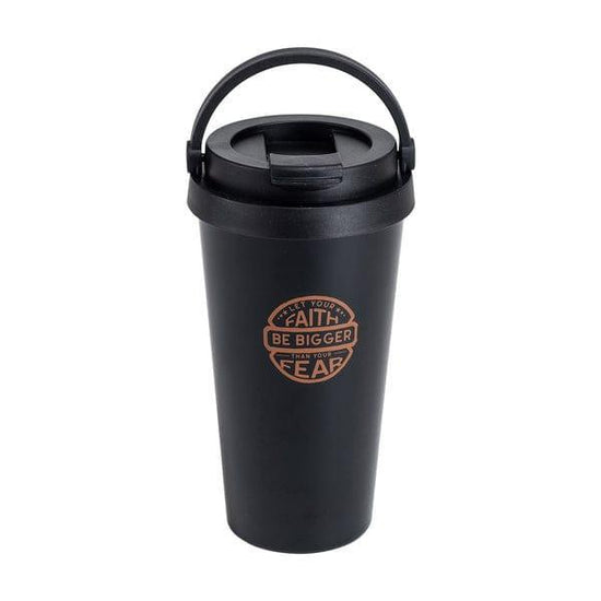 Travel Mug- Faith Bigger Than Fear - Pura Vida Books