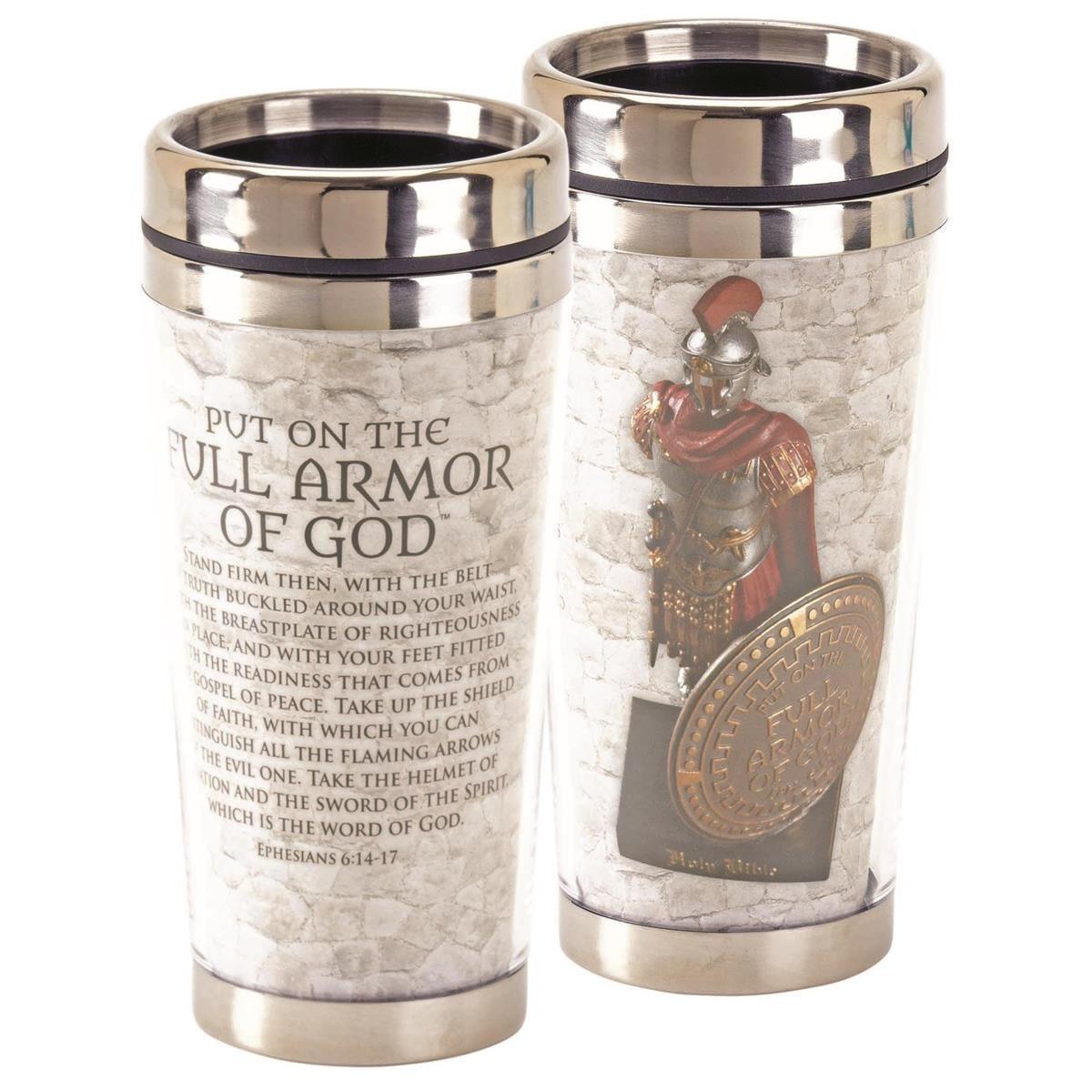 Travel Mug Full Armor Stainless Steel 16 oz - Pura Vida Books