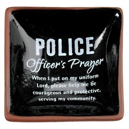 TRAY POLICE OFFICER PRAYER SQUARE - Pura Vida Books