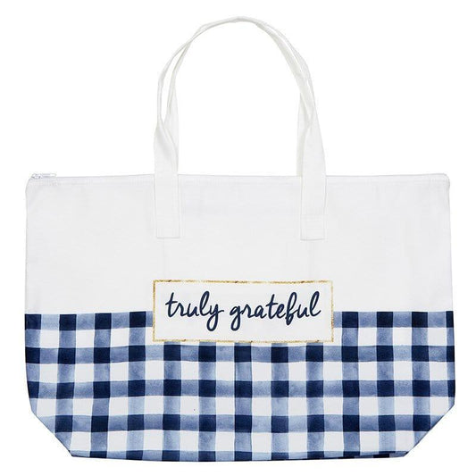 Truly Grateful Zipper Tote - Pura Vida Books