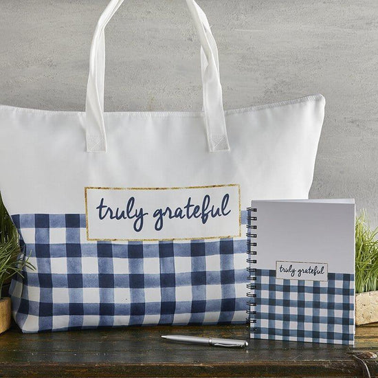 Truly Grateful Zipper Tote - Pura Vida Books