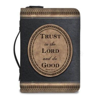 Trust in the Lord Bible Cover, Brown and Black - Pura Vida Books