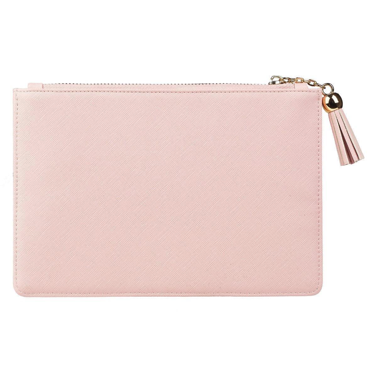 Trust in the Lord LuxLeather Pouch in Blush - Pura Vida Books