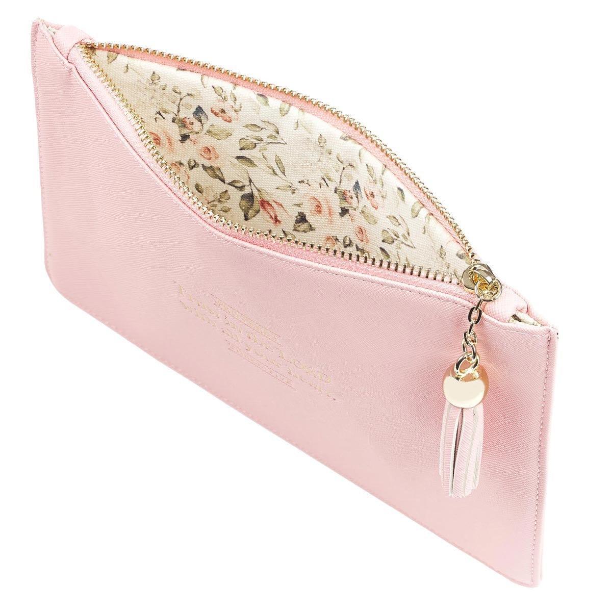 Trust in the Lord LuxLeather Pouch in Blush - Pura Vida Books