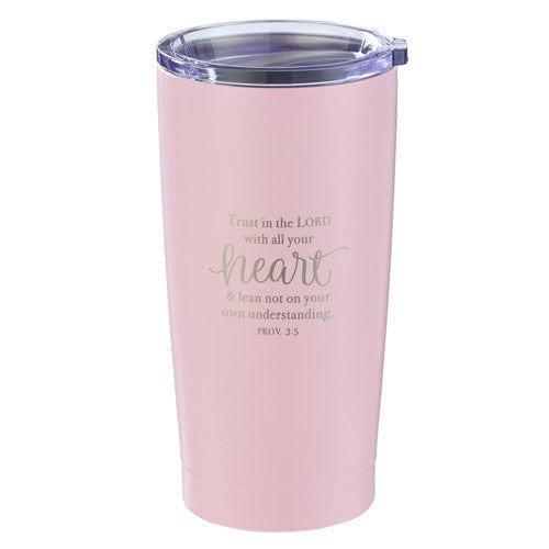 Trust in the Lord Pink Travel Mug - Pura Vida Books