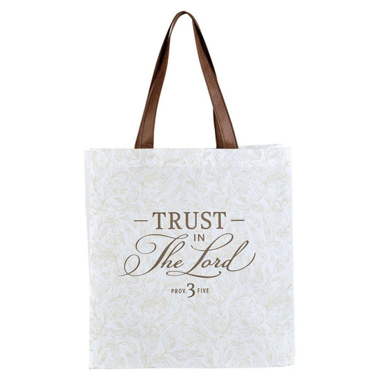 Trust in the LORD Shopping Tote Bag - Proverbs 3:5 - Pura Vida Books