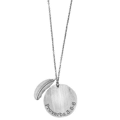 Trust In The Lord Women's Circle Necklace - Pura Vida Books