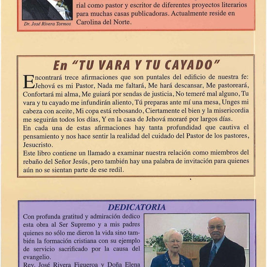 Tu Vara y tu Cayado - José Rivera Tormos - Pura Vida Books