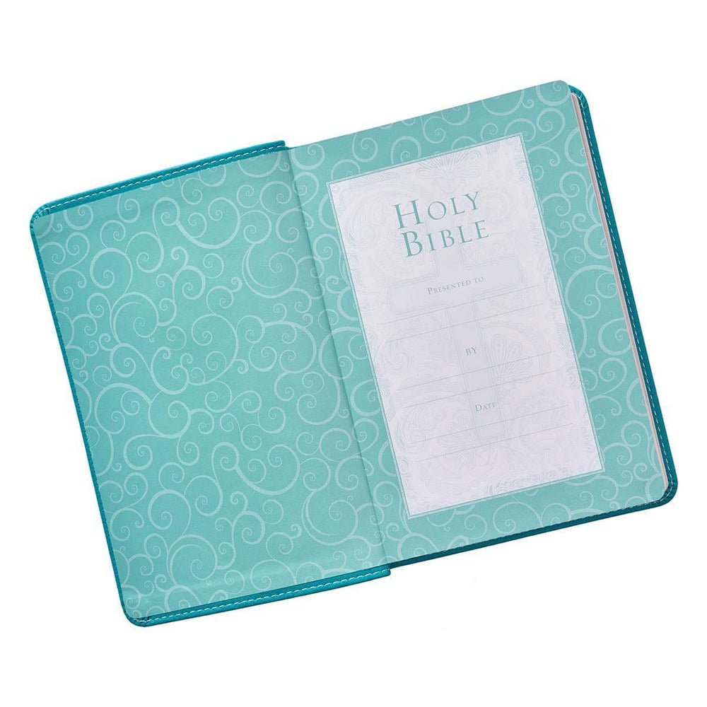 Turquoise King James Version Pocket Bible - Pura Vida Books