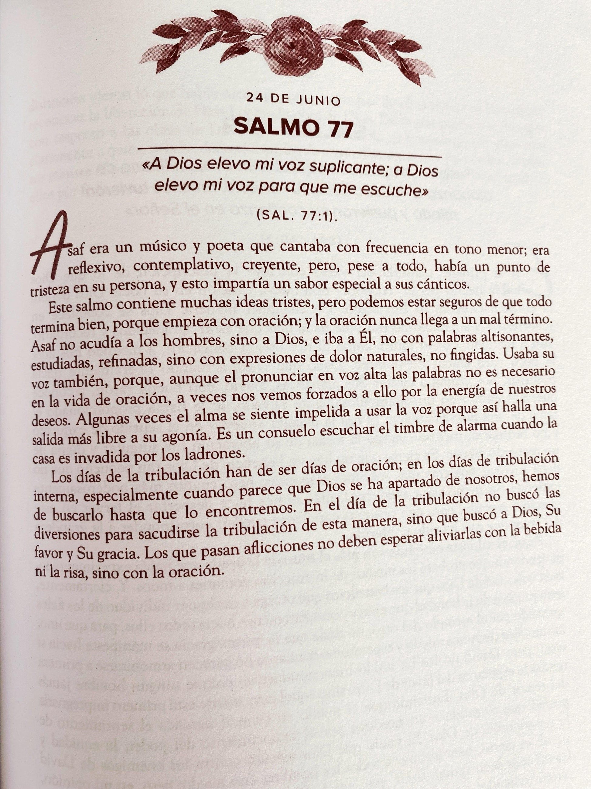 Un año en los Salmos 365 devocionales para tu caminar con Dios - Pura Vida Books