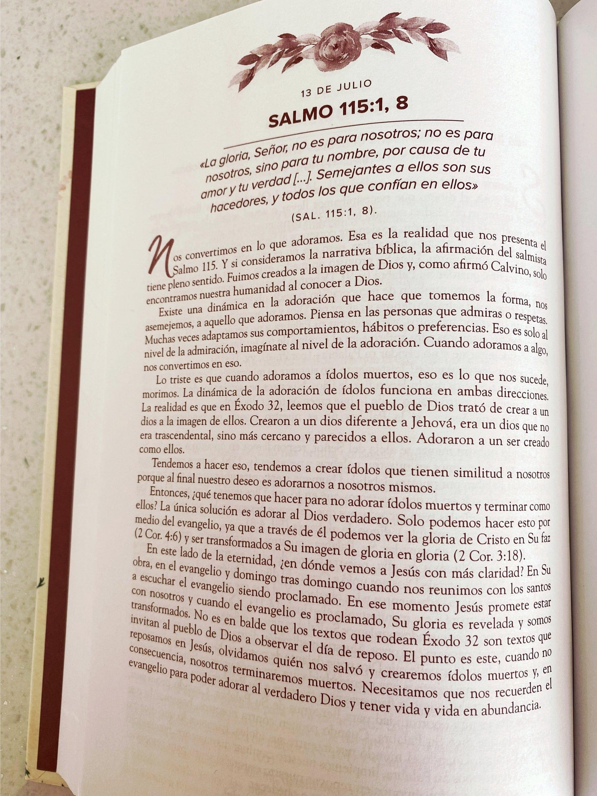 Un año en los Salmos 365 devocionales para tu caminar con Dios - Pura Vida Books