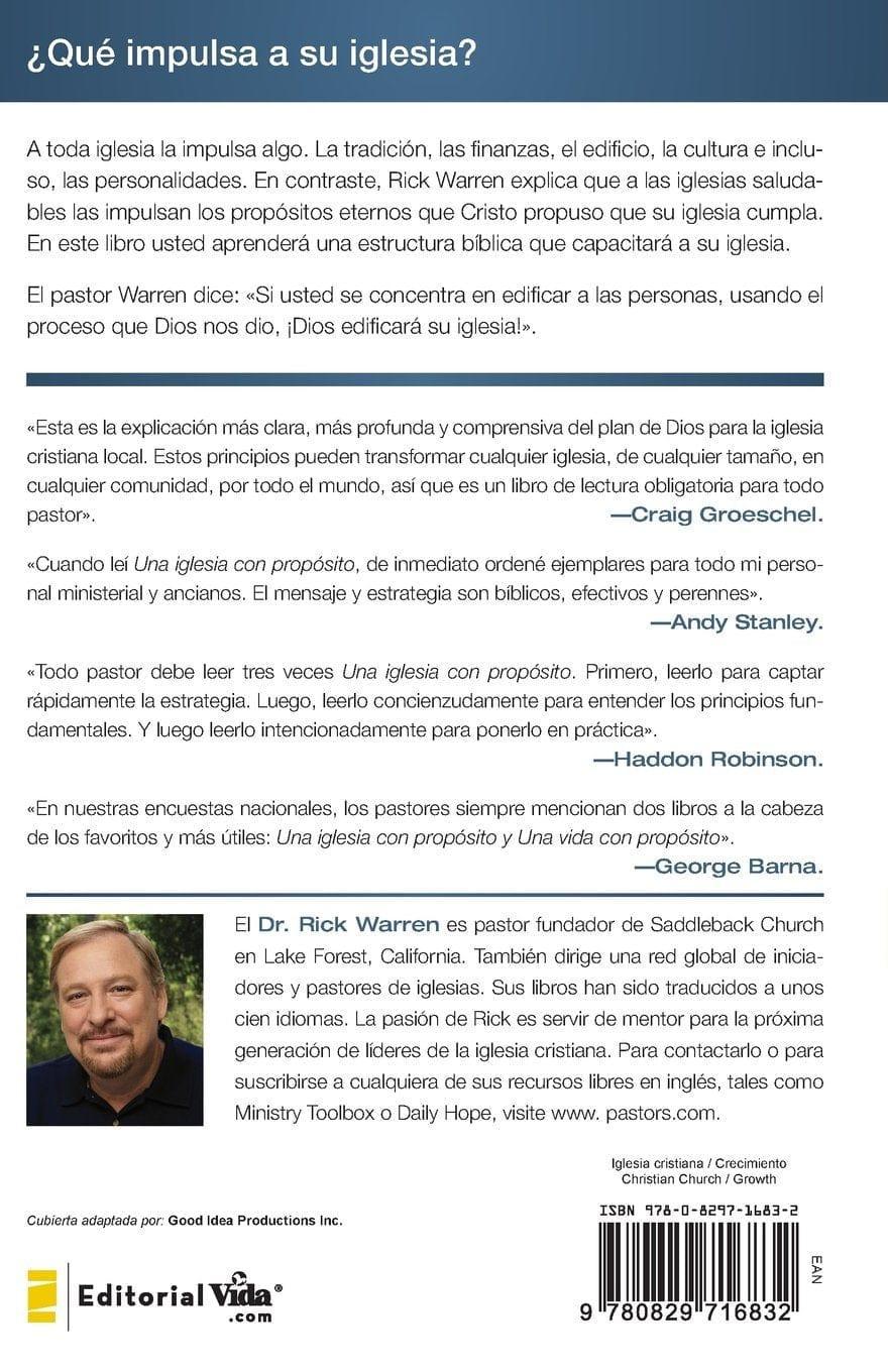 Una Iglesia Con Proposito - Rick Warren - Pura Vida Books