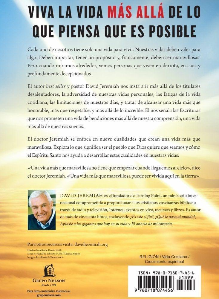 Una vida más que maravillosa - Dr. David Jeremiah - Pura Vida Books