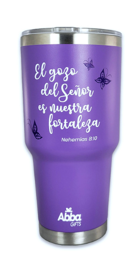 Vaso térmico El gozo del Señor es nuestra fortaleza - Nehemías 8:10