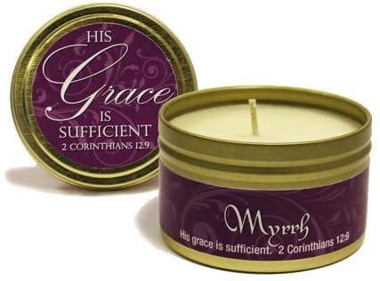 Vela - Myrrh- Gracia y Paz - Pura Vida Books