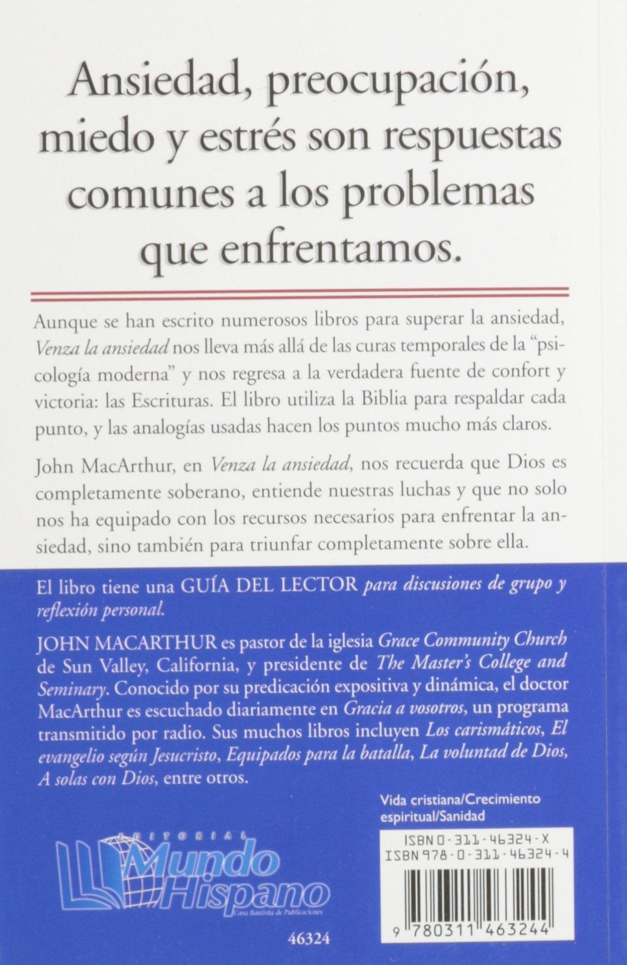 Venza la Ansiedad - John MacArthur - Pura Vida Books