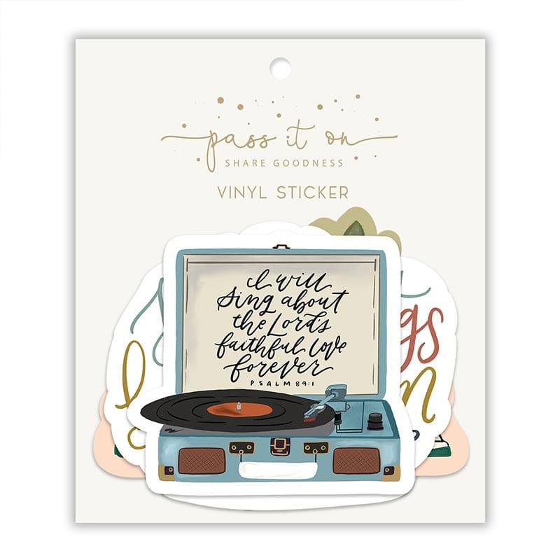 Vinyl Stickers - Loveall - Pack of 5 - Pura Vida Books