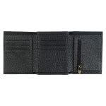 Walk by Faith Black Genuine Leather Wallet - Pura Vida Books