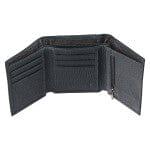 Walk by Faith Black Genuine Leather Wallet - Pura Vida Books