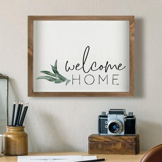 Welcome Home Framed Art - Pura Vida Books