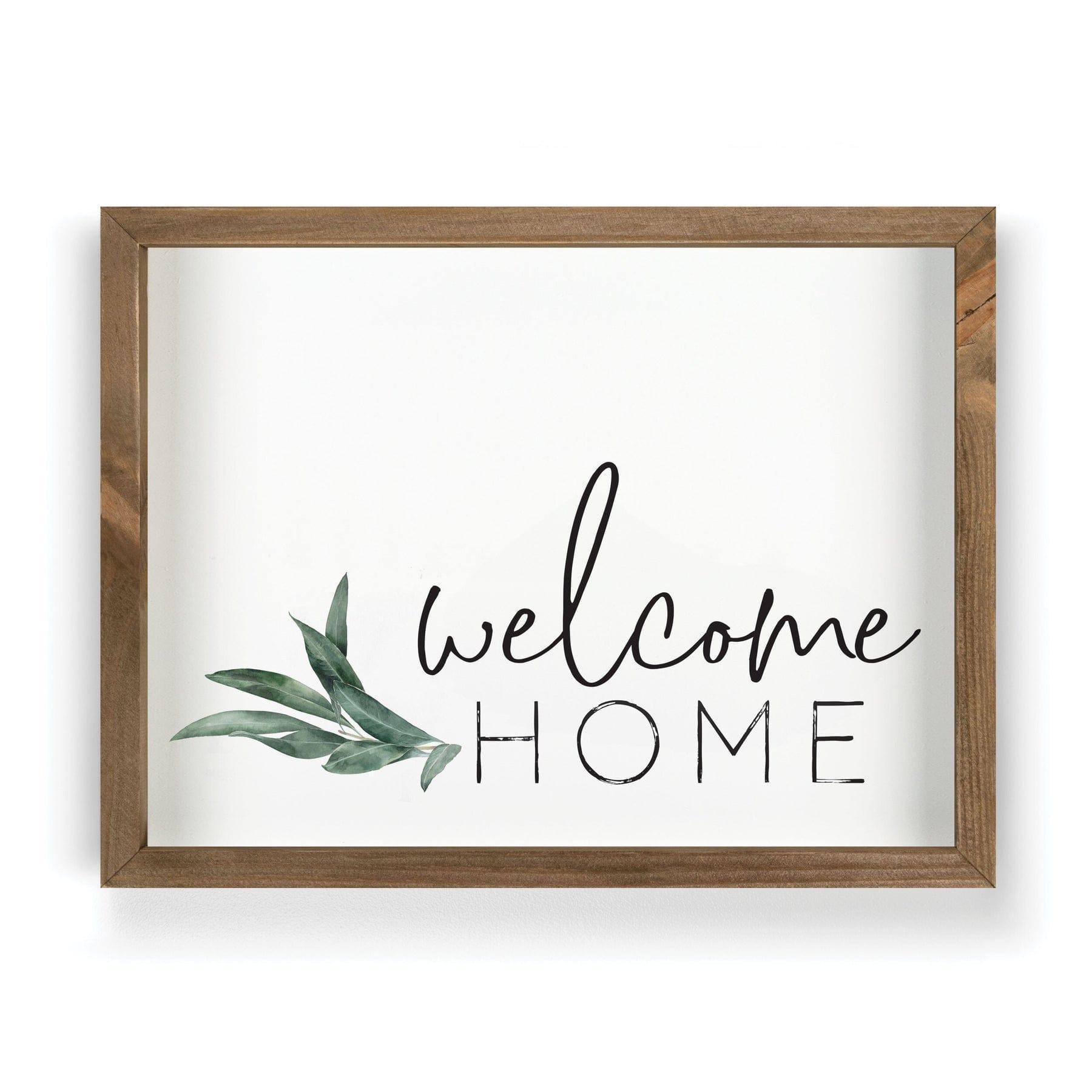 Welcome Home Framed Art - Pura Vida Books