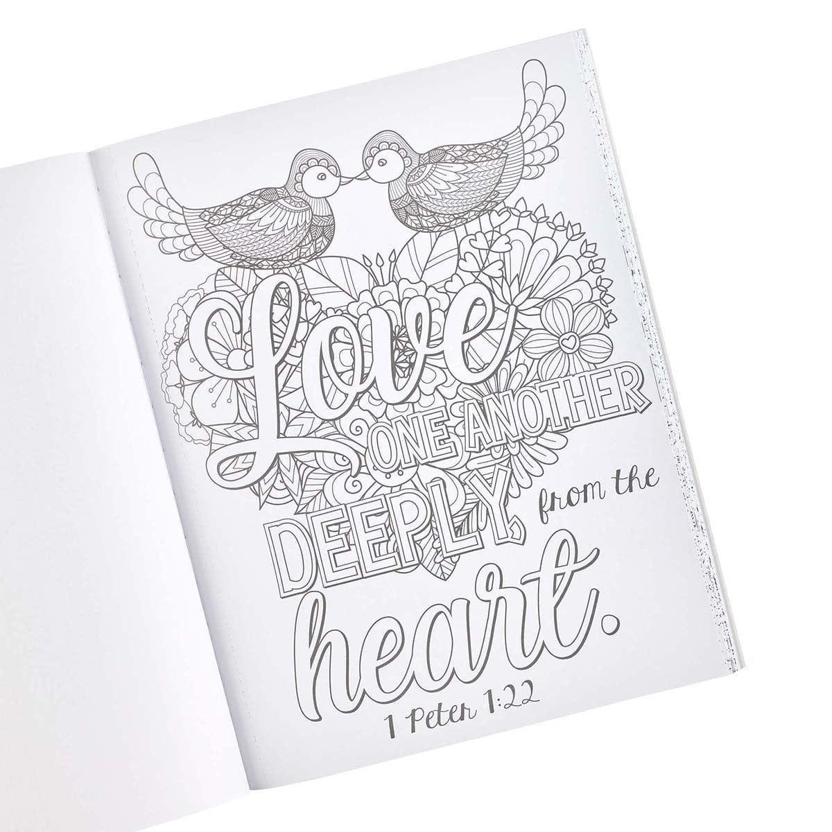 Where Love Blooms Coloring Book for Adults - Pura Vida Books