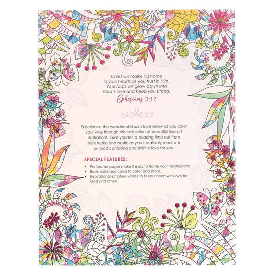 Where Love Blooms Coloring Book for Adults - Pura Vida Books