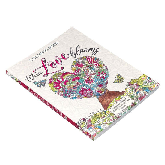 Where Love Blooms Coloring Book for Adults - Pura Vida Books