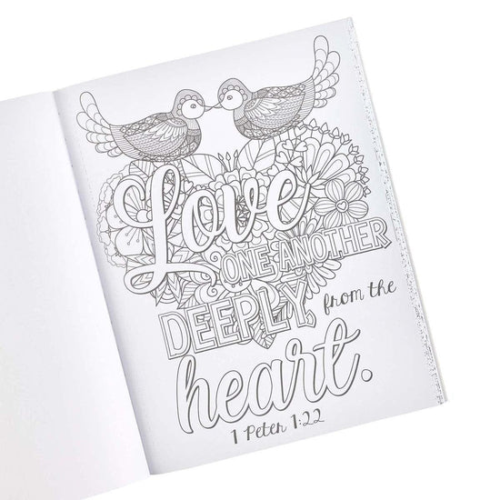 Where Love Blooms Coloring Book for Adults - Pura Vida Books