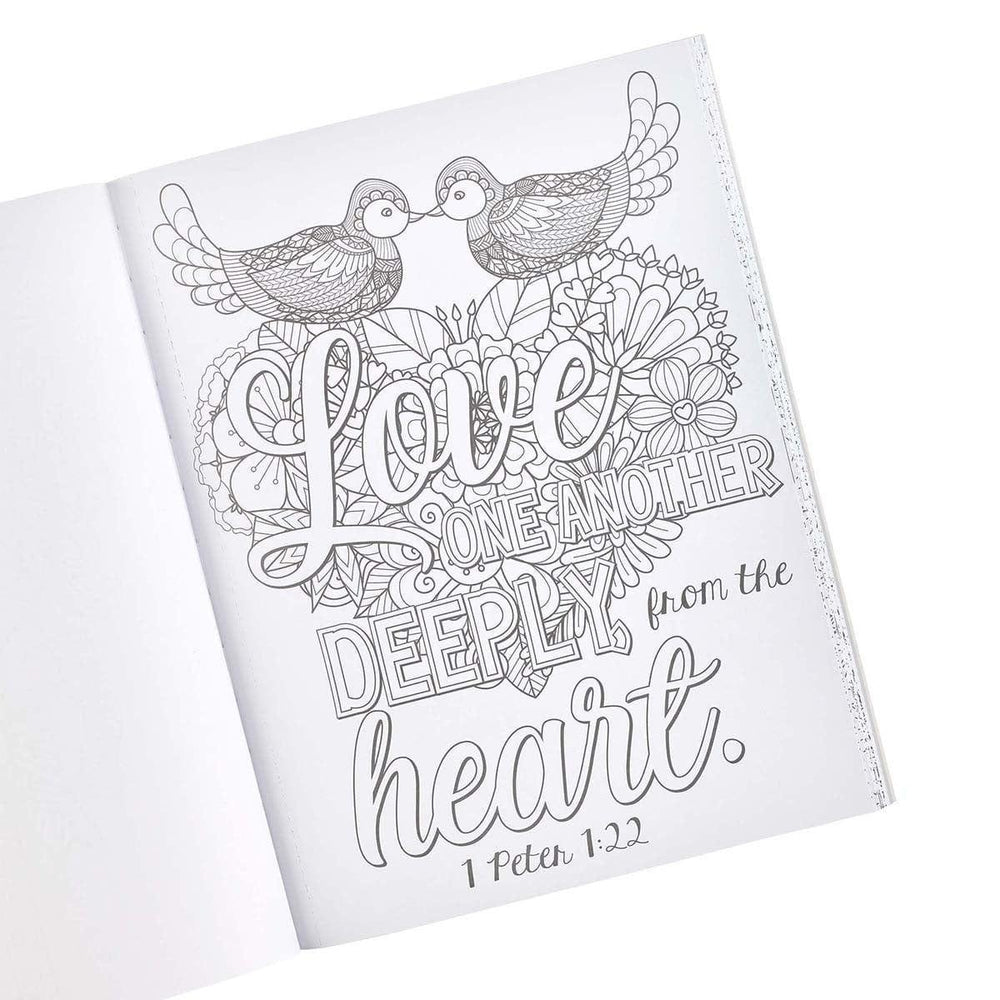 Where Love Blooms Coloring Book for Adults - Pura Vida Books