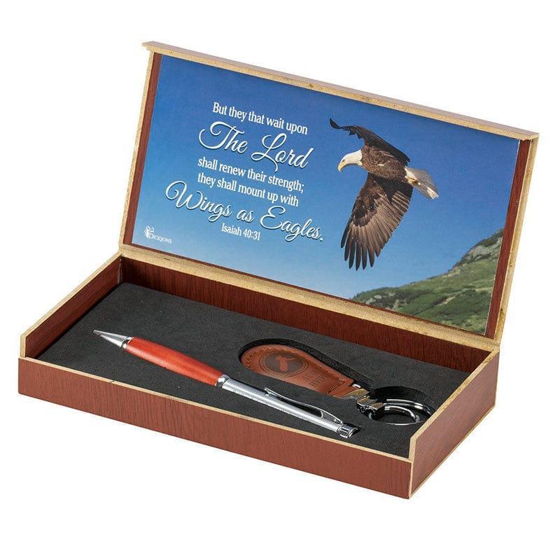 Wings As Eagles, Pen and Keyring Set - Pura Vida Books