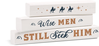 Wise Men Still Seek Him Bloque de Madera - Pura Vida Books