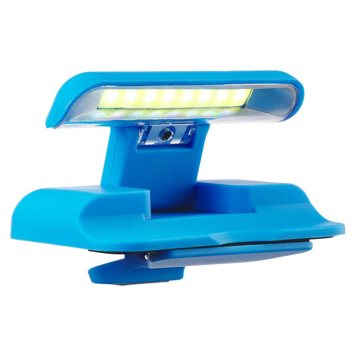 With God All Things Are Possible Blue Adjustable Clip-on Book Light - Matthew 16:26 - Pura Vida Books